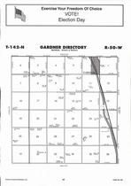 Gardner Township Directory Map, Cass County 2007